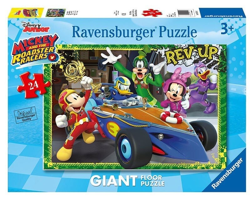 Пазл Ravensburger, Disney, Mickey and the Speedy Racers, 24 шт.
Пазл Ravensburger, Disney, Mickey and the Speedy Racers, 24 шт.