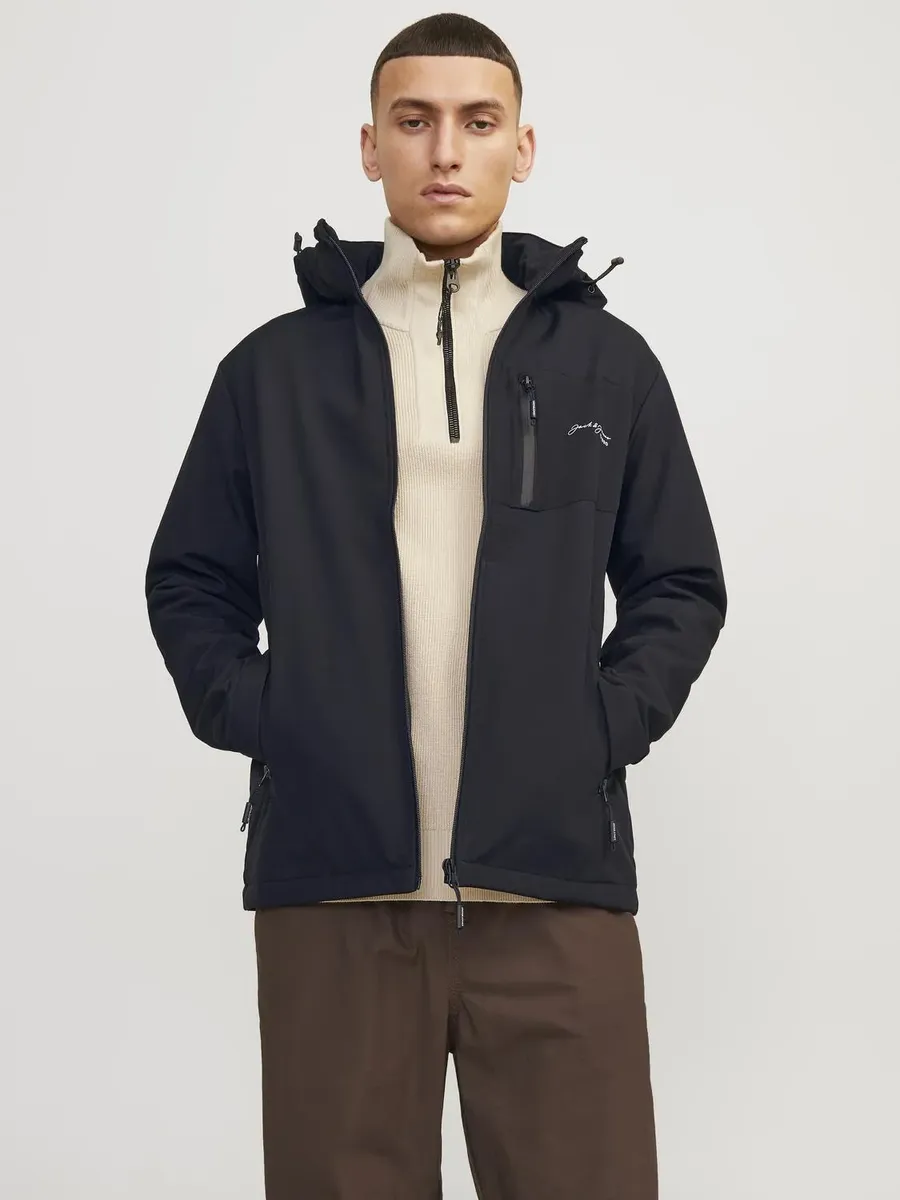Куртка из софтшелла Jack & Jones "JJ JJTYSON SOFTSHELL JACKET", с капюшоном, черный
Куртка из софтшелла Jack & Jones "JJ JJTYSON SOFTSHELL JACKET", с капюшоном, черный