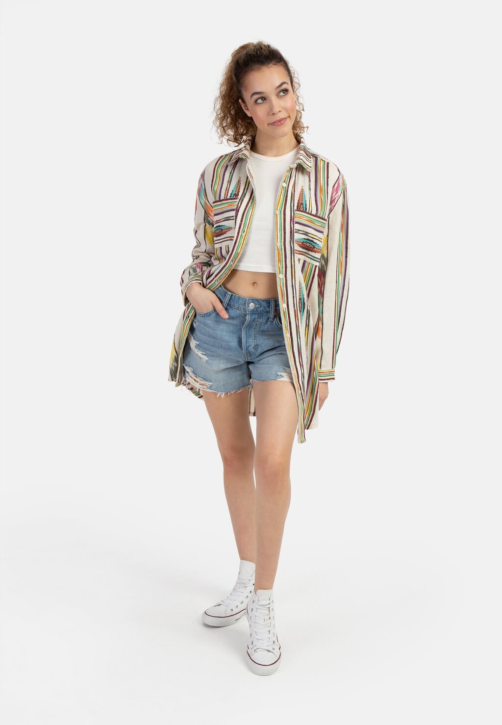 Платье-рубашка myMo, мультиколор
Платье-рубашка myMo, мультиколор