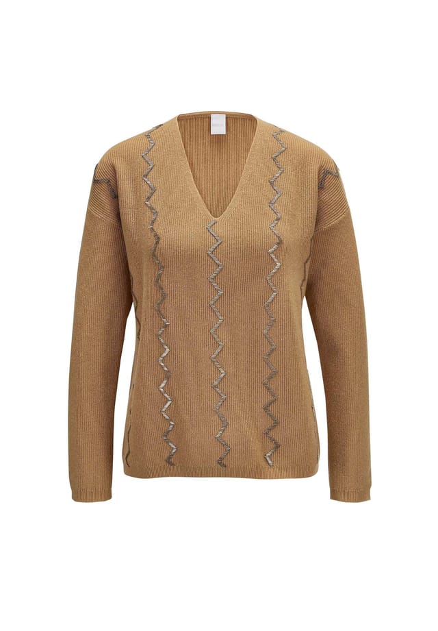 Свитер оверсайз с изысканным декором Madeleine, цвет caramel
Свитер оверсайз с изысканным декором Madeleine, цвет caramel