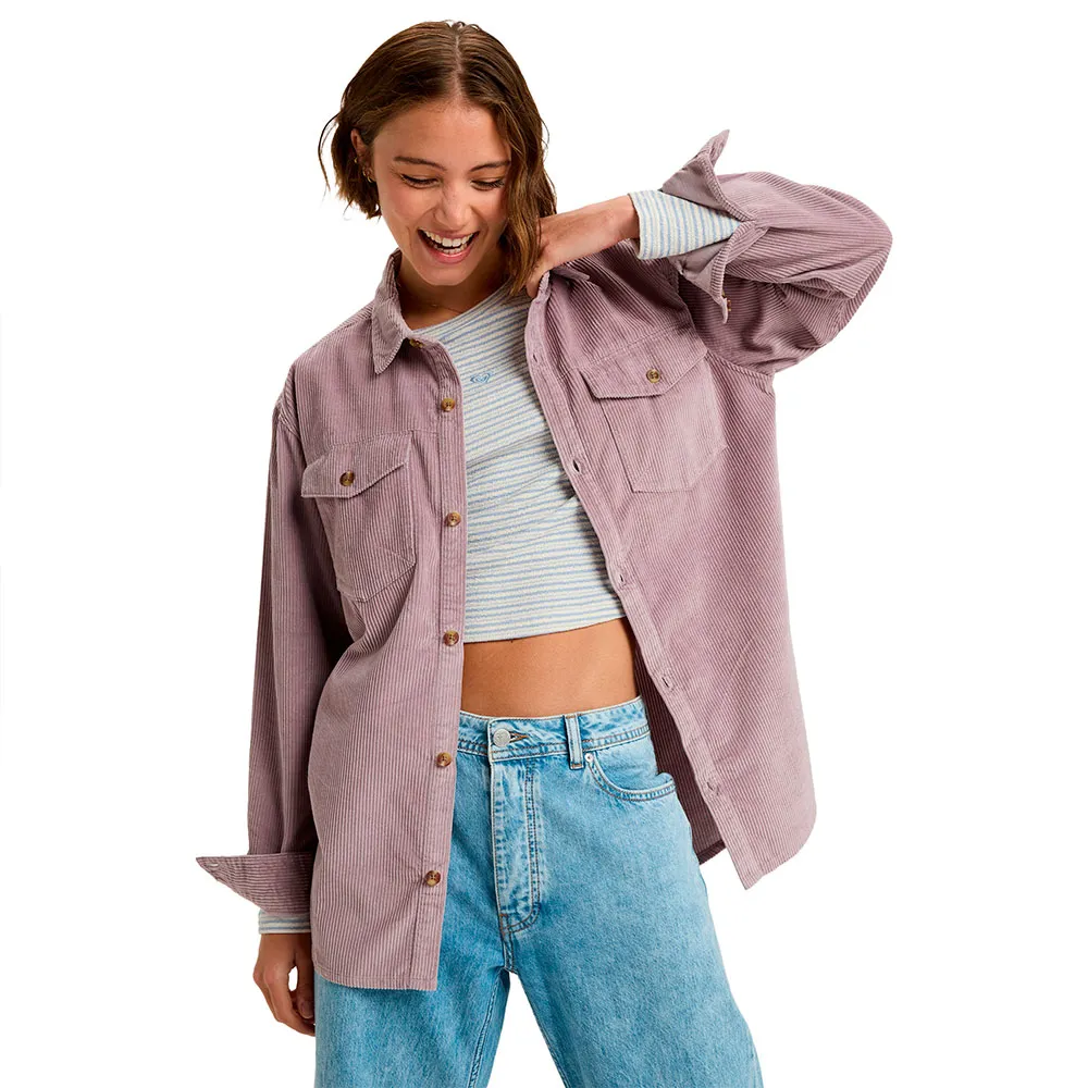 Рубашка с длинным рукавом Roxy Let It Go Cord, розовый
Рубашка с длинным рукавом Roxy Let It Go Cord, розовый