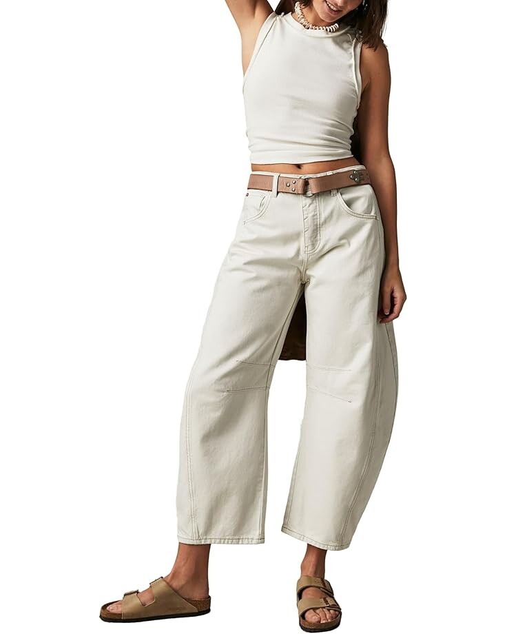 Джинсы Free People We The Free Good Luck Mid-Rise Barrel Jeans, цвет Milk
Джинсы Free People We The Free Good Luck Mid-Rise Barrel Jeans, цвет Milk