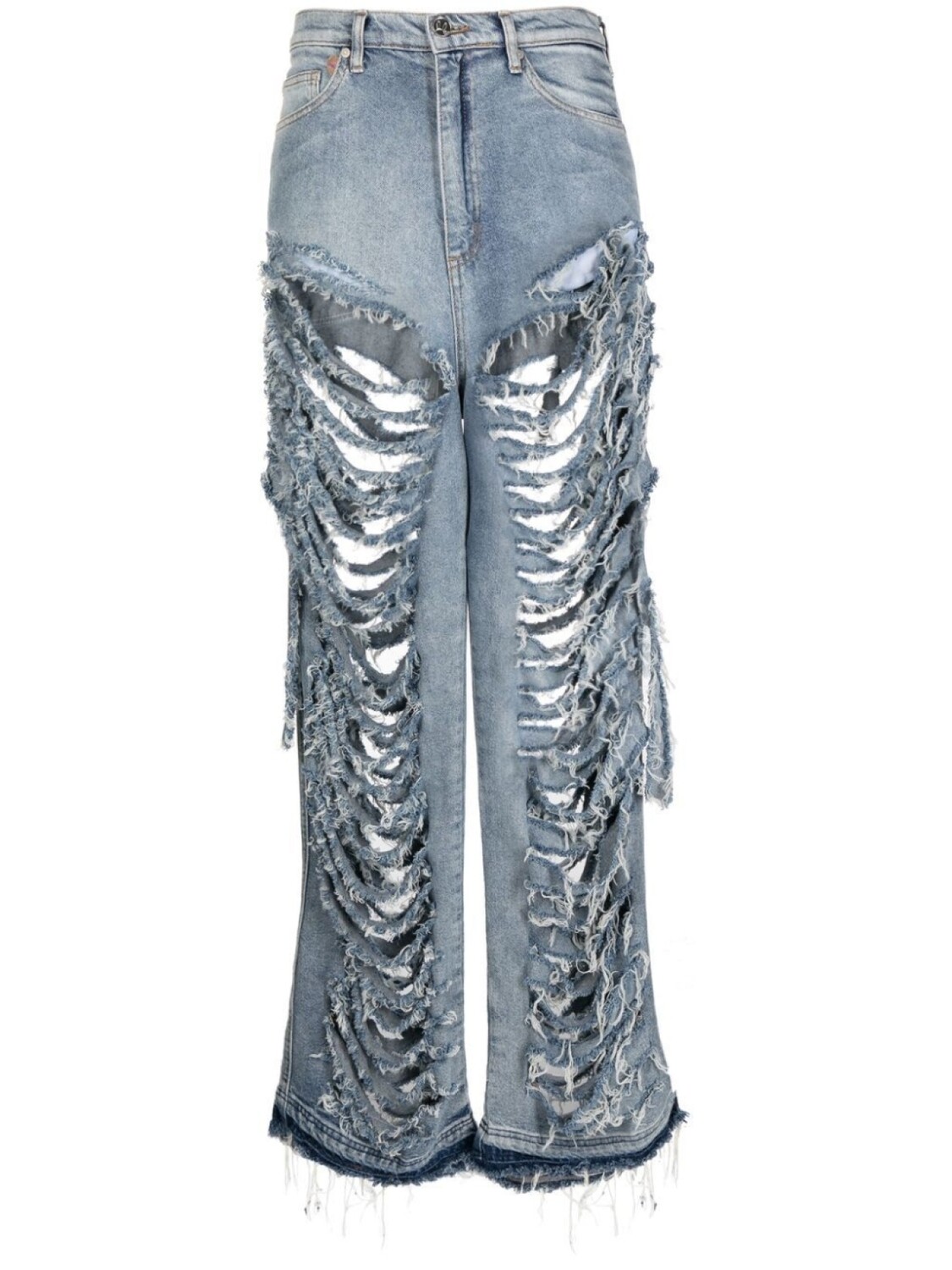 Natasha Zinko джинсы с эффектом потертости, синий
Natasha Zinko джинсы с эффектом потертости, синий