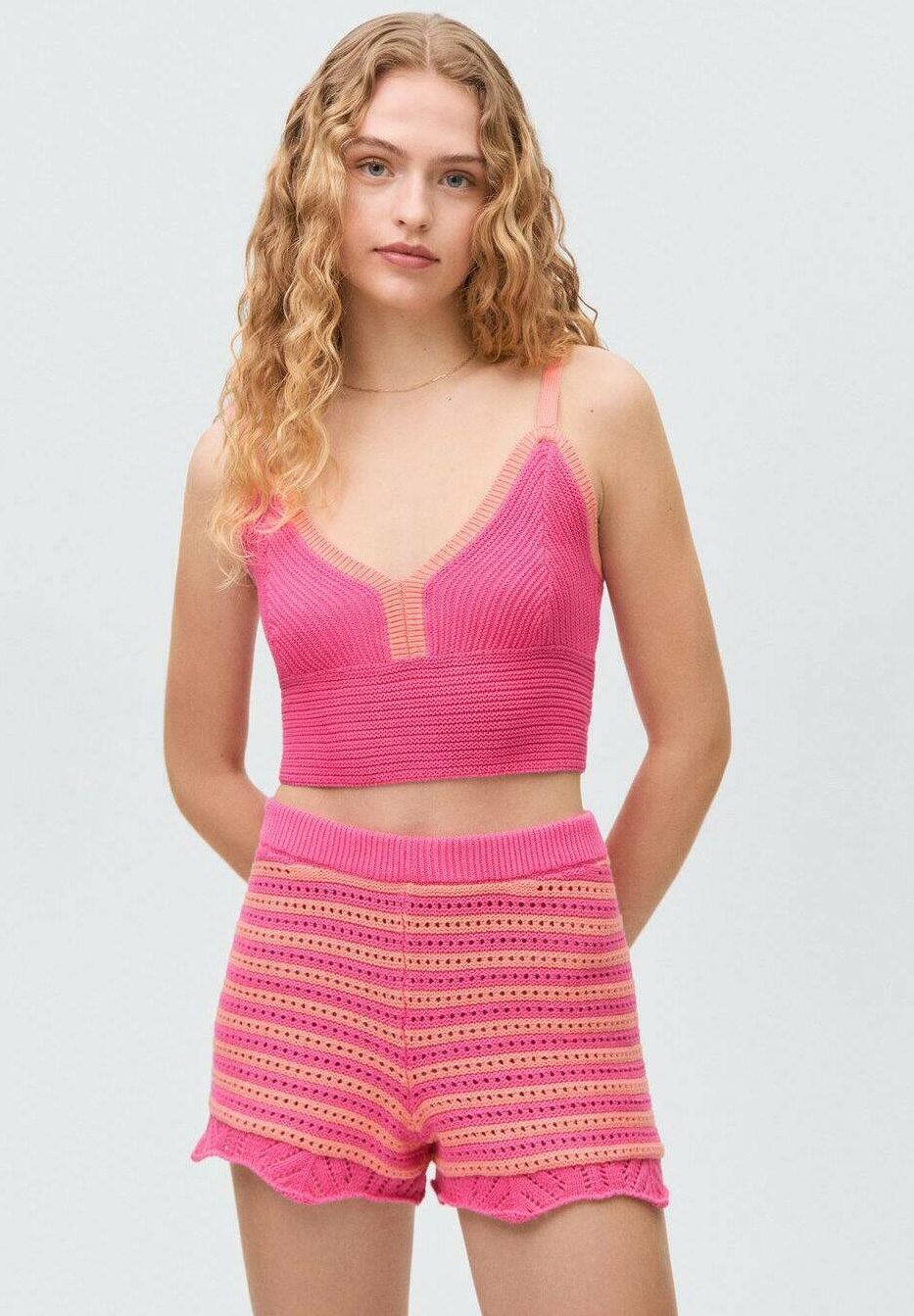 Шорты Mango Kids, фуксия
Шорты Mango Kids, фуксия