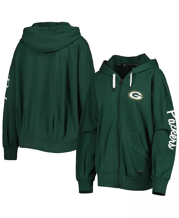 Женская легкая толстовка с молнией во всю длину Green Bay Packers Emerson зеленого цвета Msx By Michael Strahan
Женская легкая толстовка с молнией во всю длину Green Bay Packers Emerson зеленого цвета Msx By Michael Strahan