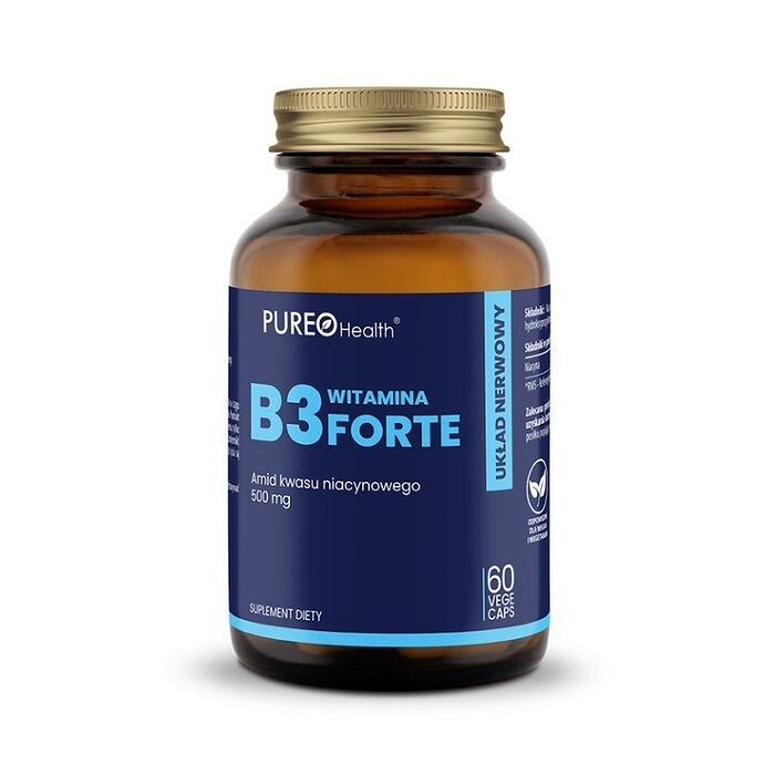 Pureo Health Witamina B3 Niacyna 500 mg витамин В в капсулах, 60 шт.
Pureo Health Witamina B3 Niacyna 500 mg витамин В в капсулах, 60 шт.