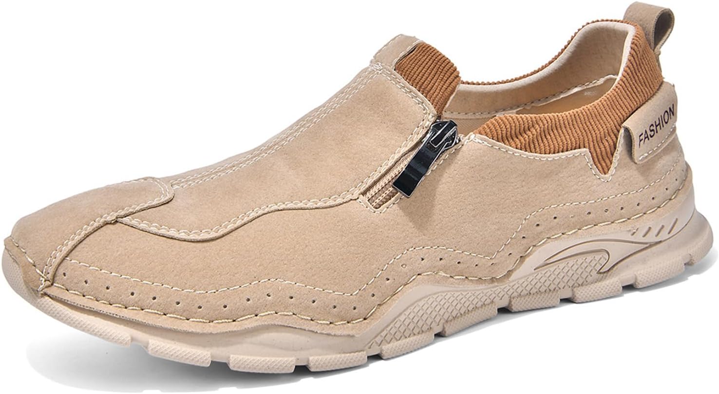 Мужские замшевые повседневные лоферы MVIOBUY без шнурков, модные с ручной строчкой, боковой молнией, кроссовки с комфортной поддержкой свода стопы, ортопедические для ходьбы и вождения, коричневый
Мужские замшевые повседневные лоферы MVIOBUY без шнурков, модные с ручной строчкой, боковой молнией, кроссовки с комфортной поддержкой свода стопы, ортопедические для ходьбы и вождения, коричневый
