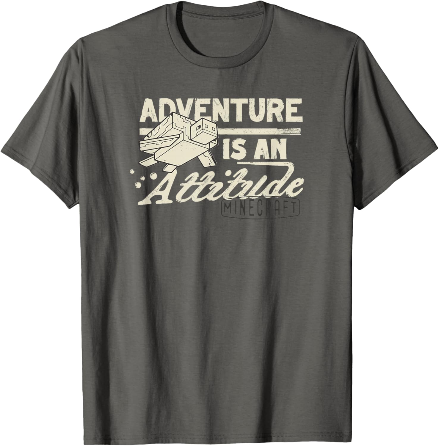 Футболка Minecraft Sea Turtle Adventure Is An Attitude, серая (серый меланж), размер S
Футболка Minecraft Sea Turtle Adventure Is An Attitude, серая (серый меланж), размер S