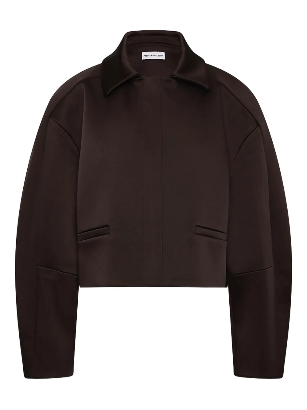 Укороченный жакет без воротника Rebecca Vallance, коричневый
Укороченный жакет без воротника Rebecca Vallance, коричневый