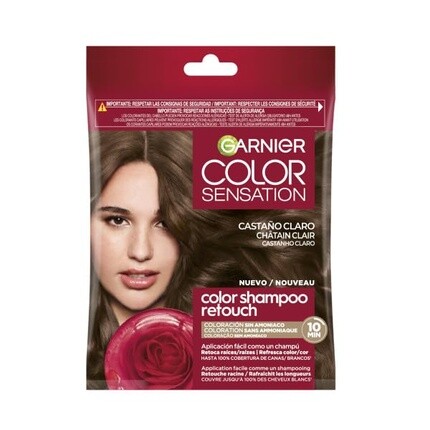 Garnier Color Shampoo Retouch Полуперманентная краска для волос Светло-коричневый
Garnier Color Shampoo Retouch Полуперманентная краска для волос Светло-коричневый