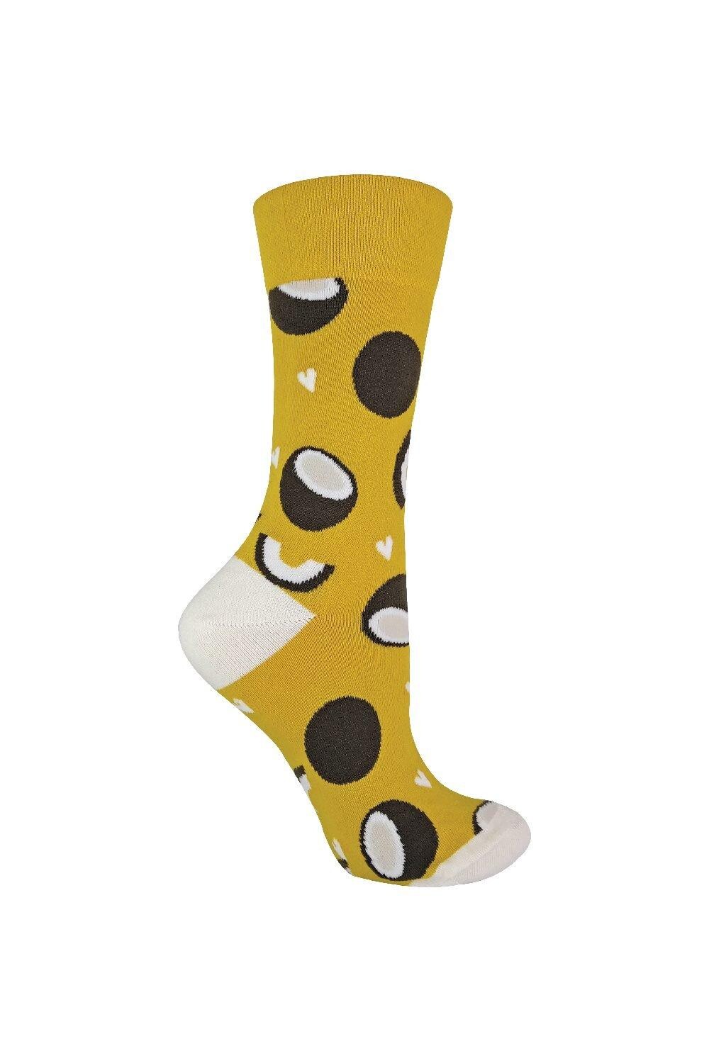 Мягкие хлопковые носки с необычным фруктовым дизайном Sock Snob, желтый
Мягкие хлопковые носки с необычным фруктовым дизайном Sock Snob, желтый