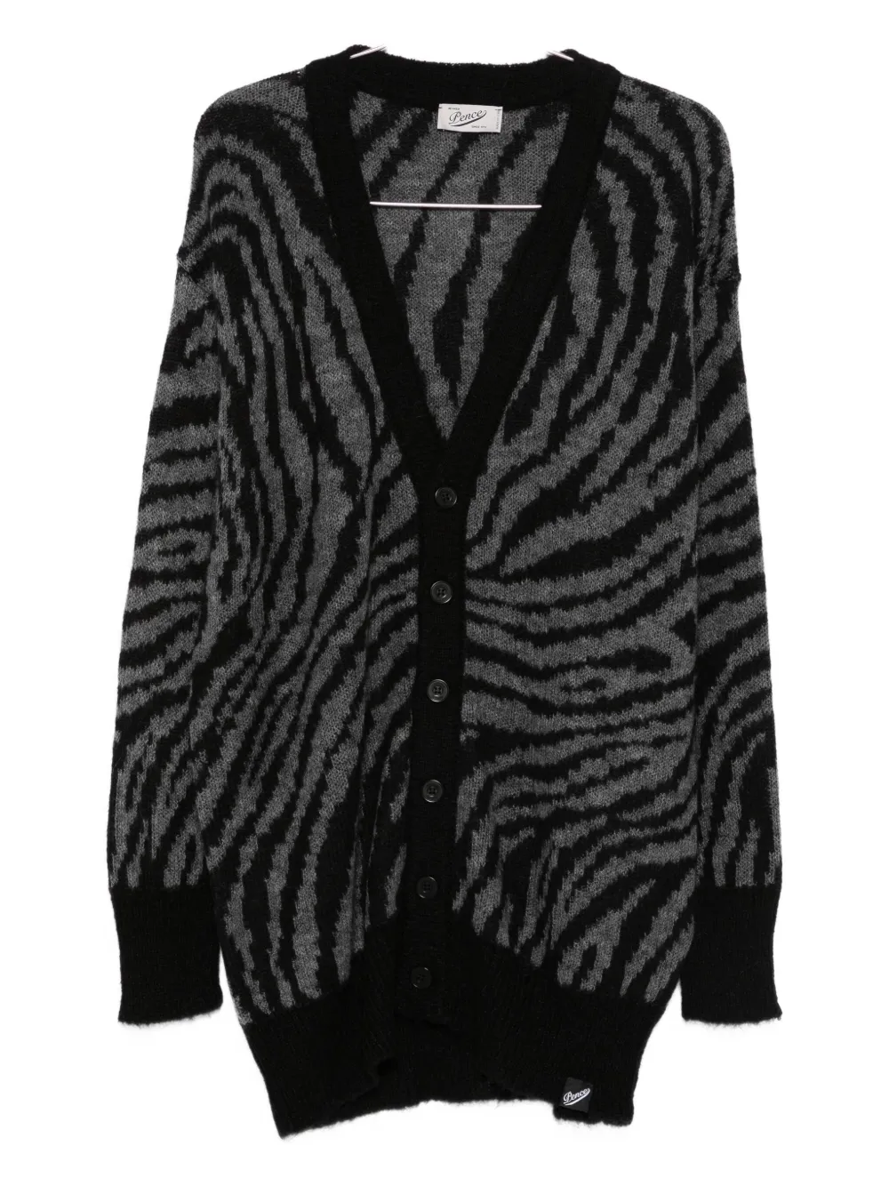Кардиган с узором под зебру Pence, черный
Кардиган с узором под зебру Pence, черный