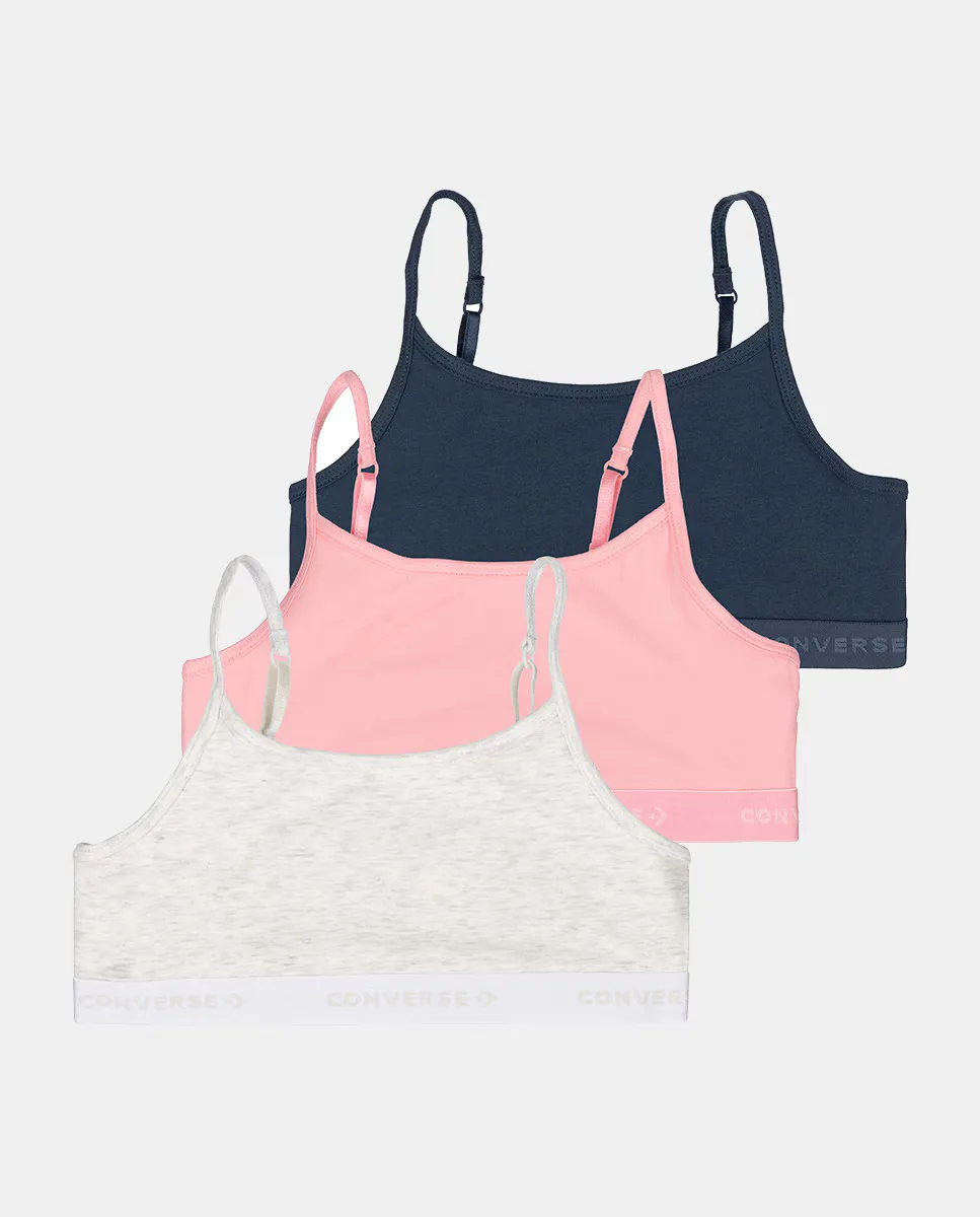 Набор из 3 бюстгальтеров Converse Classic, розовый
Набор из 3 бюстгальтеров Converse Classic, розовый