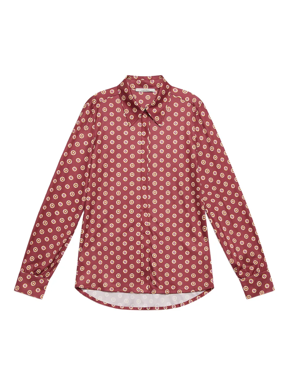 Рубашка с геометрическим принтом и воротником MALIPARMI, красный
Рубашка с геометрическим принтом и воротником MALIPARMI, красный