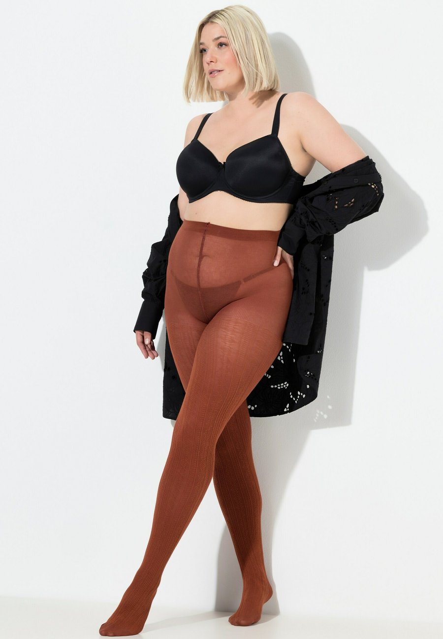 Тайтсы Ulla Popken TEXTURED STRETCH BLEND, Amber/Brown
Тайтсы Ulla Popken TEXTURED STRETCH BLEND, Amber/Brown