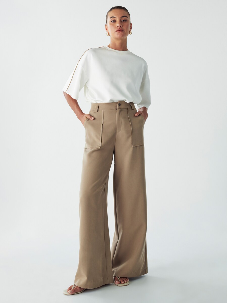 Широкие брюки Willa Deya, кэмел
Широкие брюки Willa Deya, кэмел