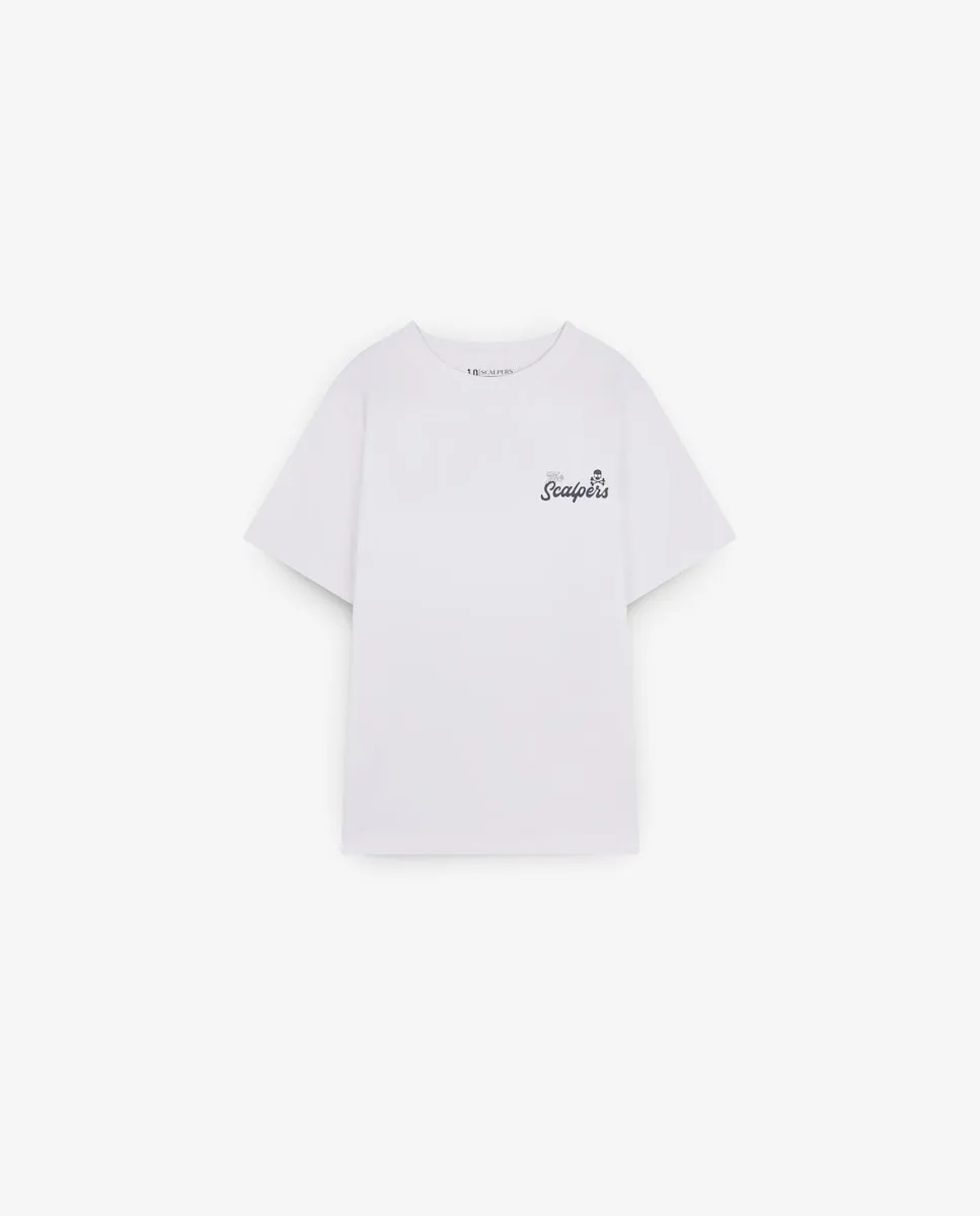 Детская футболка с коротким рукавом обычного кроя Scalpers, белый
Детская футболка с коротким рукавом обычного кроя Scalpers, белый