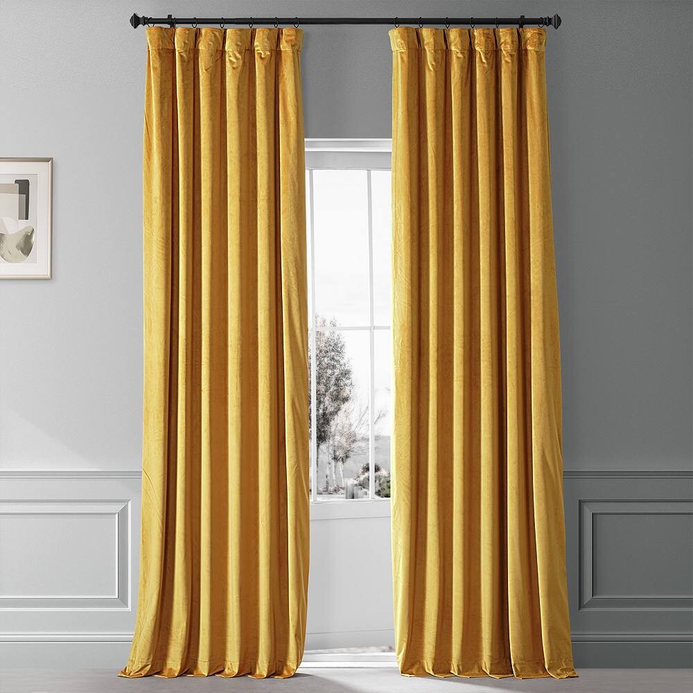 EFF Signature Plush Velvet Затемняющая оконная занавеска для отеля, цвет Sophmore Gold
EFF Signature Plush Velvet Затемняющая оконная занавеска для отеля, цвет Sophmore Gold