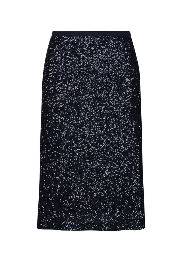 Узкая юбка-карандаш с двусторонними пайетками Madeleine, синий
Узкая юбка-карандаш с двусторонними пайетками Madeleine, синий