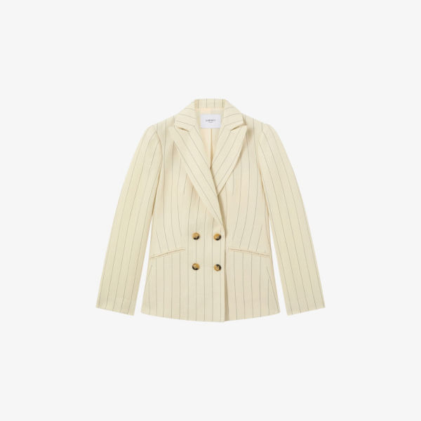 Двубортный блейзер Lk Bennett Amore из льняной ткани в полоску, мультиколор
Двубортный блейзер Lk Bennett Amore из льняной ткани в полоску, мультиколор