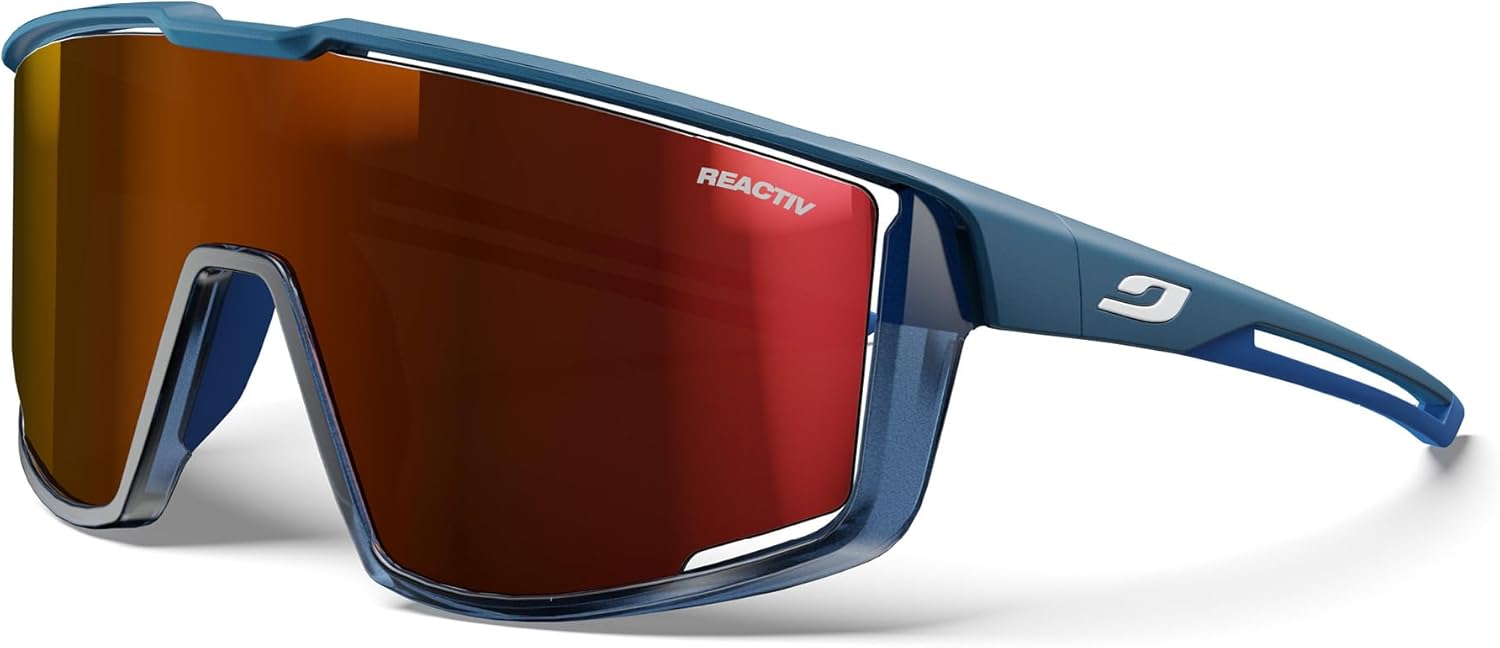 Солнцезащитные очки Julbo Fury Performance, унисекс. Полная вентиляция, панорамный обзор. 100% защита от УФ. Синий/прозрачно-синяя оправа, прозрачные/розовые линзы с красным зеркальным покрытием (Reactiv 0-3 High Contrast)
Солнцезащитные очки Julbo Fury Performance, унисекс. Полная вентиляция, панорамный обзор. 100% защита от УФ. Синий/прозрачно-синяя оправа, прозрачные/розовые линзы с красным зеркальным покрытием (Reactiv 0-3 High Contrast)