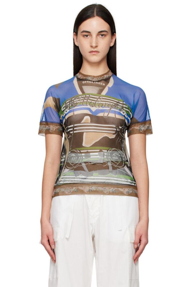 Футболка из разноцветной сетки Ottolinger
Футболка из разноцветной сетки Ottolinger