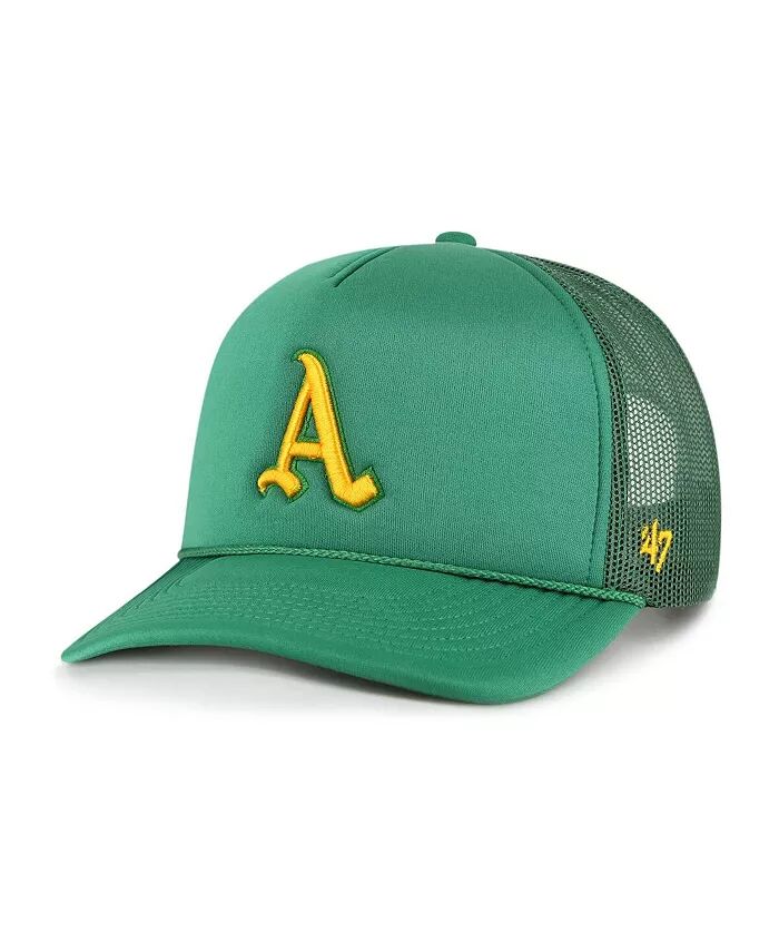 Мужская зеленая кепка Oakland Athletics Foam Logo Trucker Adjustable Hat '47 Brand
Мужская зеленая кепка Oakland Athletics Foam Logo Trucker Adjustable Hat '47 Brand