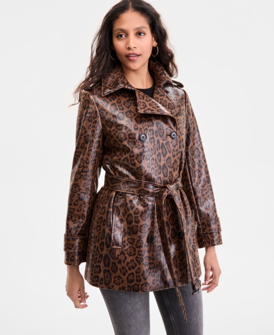 Женский двубортный тренч из искусственной кожи с поясом, размеры P/XXS-XXL BCBGMAXAZRIA, Leopard
Женский двубортный тренч из искусственной кожи с поясом, размеры P/XXS-XXL BCBGMAXAZRIA, Leopard