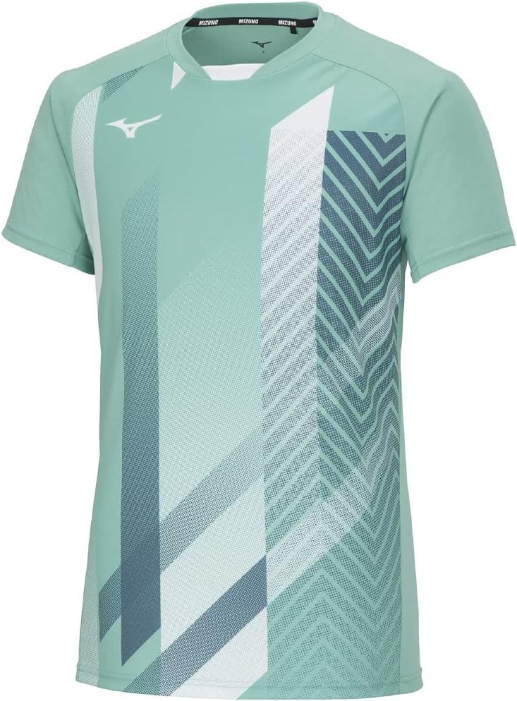 Футболка для тенниса Mizuno 62JAA003, с коротким рукавом, влагоотводящая, быстросохнущая, бирюзовый
Футболка для тенниса Mizuno 62JAA003, с коротким рукавом, влагоотводящая, быстросохнущая, бирюзовый