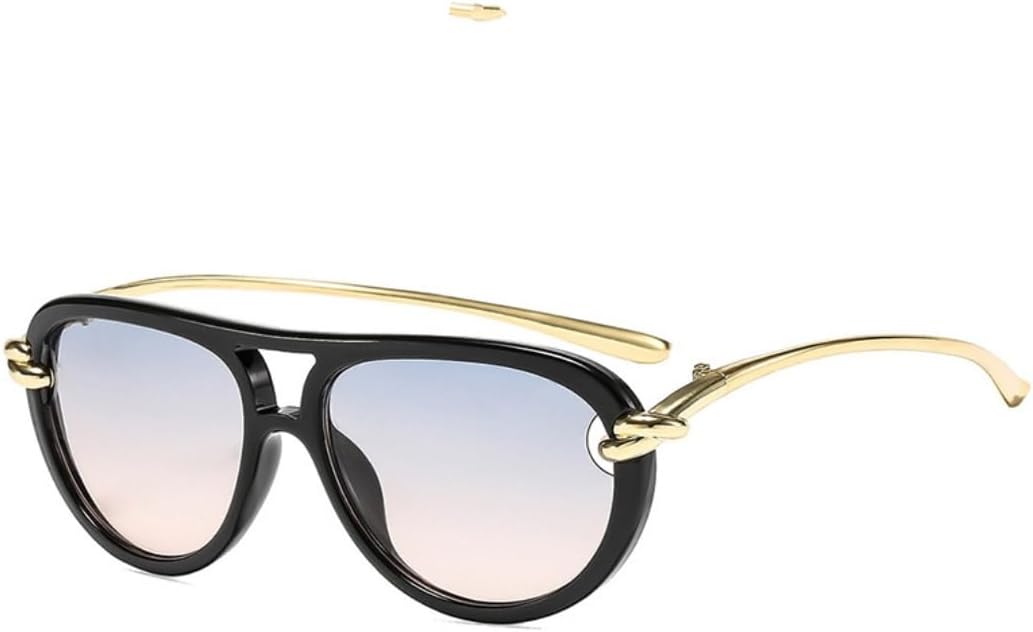 Винтажные солнцезащитные очки с узлом на дужках для женщин, модные, с градиентным черным покрытием, элегантные, для вождения, с защитой от УФ-излучения UV400 VFDHN, 68357-c8
Винтажные солнцезащитные очки с узлом на дужках для женщин, модные, с градиентным черным покрытием, элегантные, для вождения, с защитой от УФ-излучения UV400 VFDHN, 68357-c8