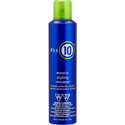 It's a 10 Haircare Miracle Styling Mousse Улучшенная фиксация Придает объем и блеск Сохраняет цвет 262 мл
It's a 10 Haircare Miracle Styling Mousse Улучшенная фиксация Придает объем и блеск Сохраняет цвет 262 мл
