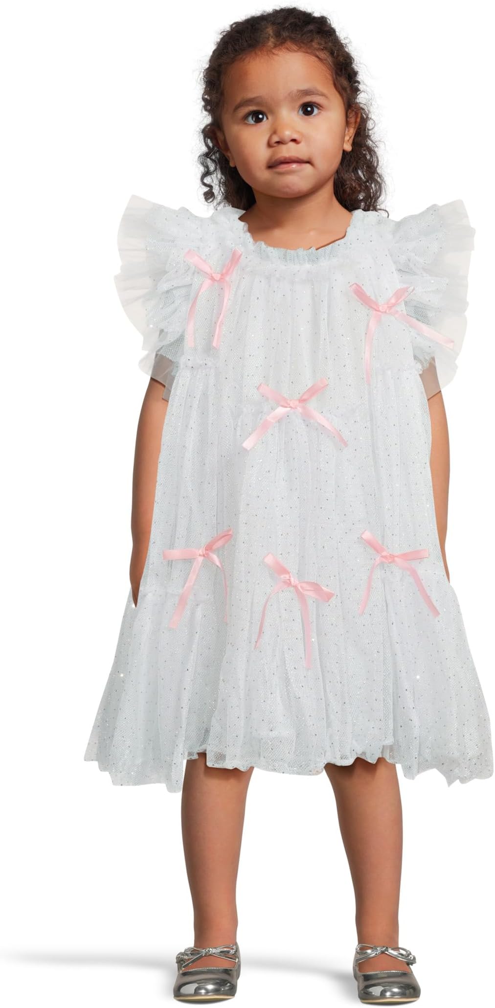 Платье Lola and The Boys Jolie Bow Shimmer Dress, белый
Платье Lola and The Boys Jolie Bow Shimmer Dress, белый