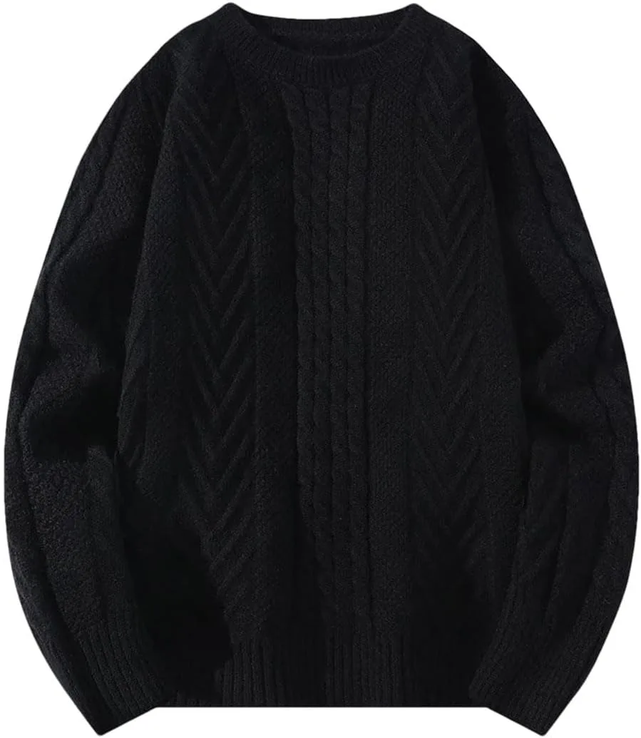 Мужской свитер с круглым вырезом
Мужской свитер с круглым вырезом