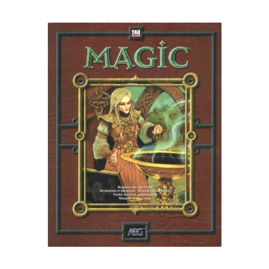 Magic, d20 Sourcebooks (AEG), мягкая обложка 
Magic, d20 Sourcebooks (AEG), мягкая обложка