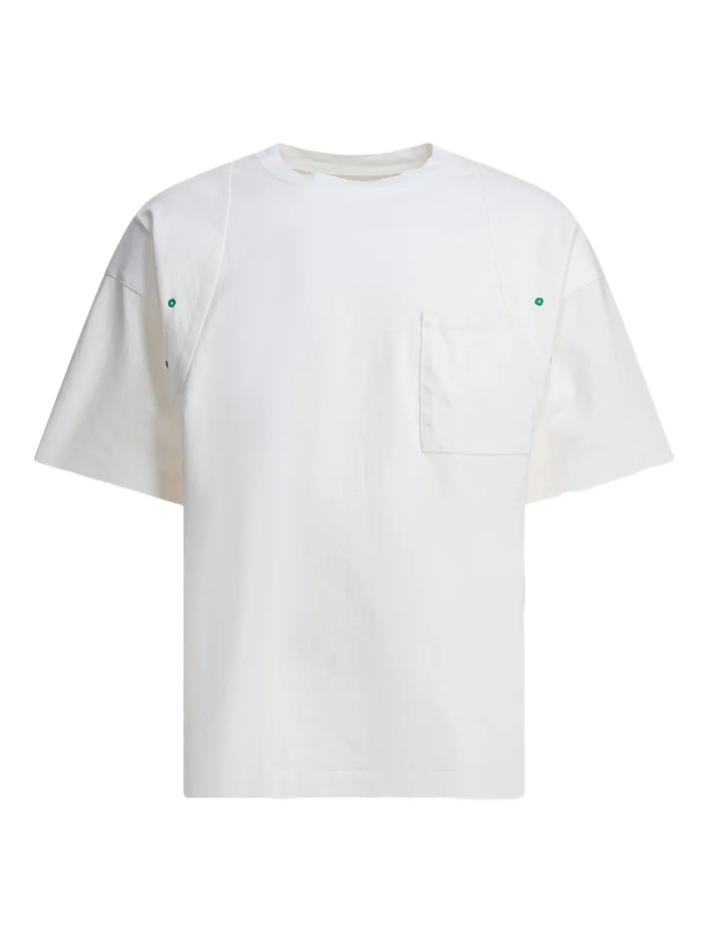 Футболка с панелями и карманом Kapital, белый
Футболка с панелями и карманом Kapital, белый