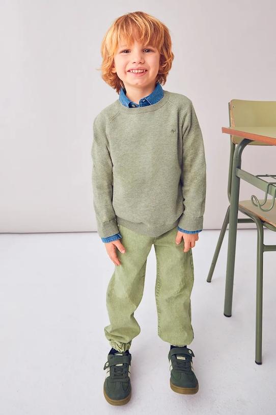 Детский хлопковый свитер Mayoral, зеленый
Детский хлопковый свитер Mayoral, зеленый