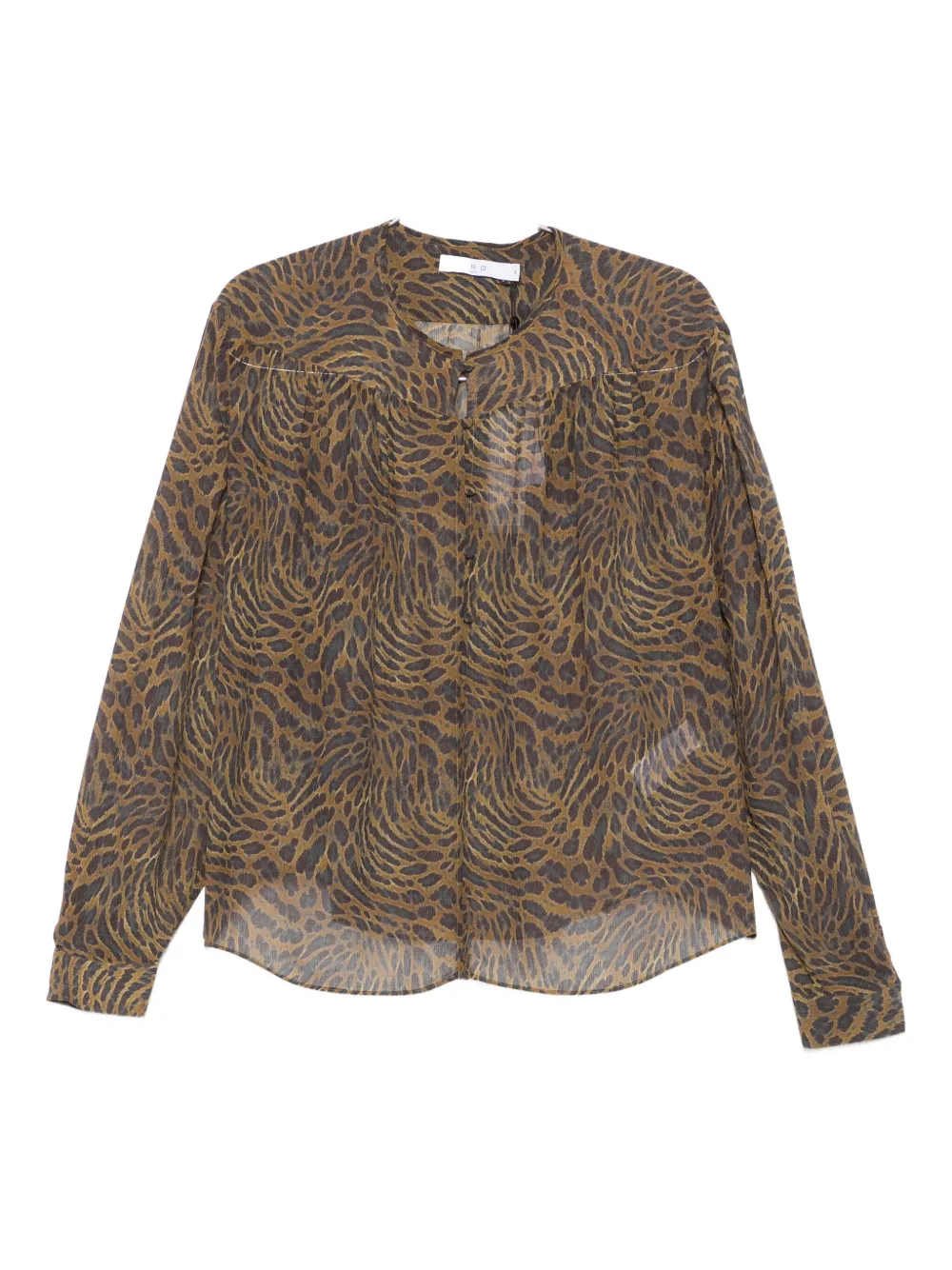 Блузка с анималистичным узором IRO, коричневый
Блузка с анималистичным узором IRO, коричневый