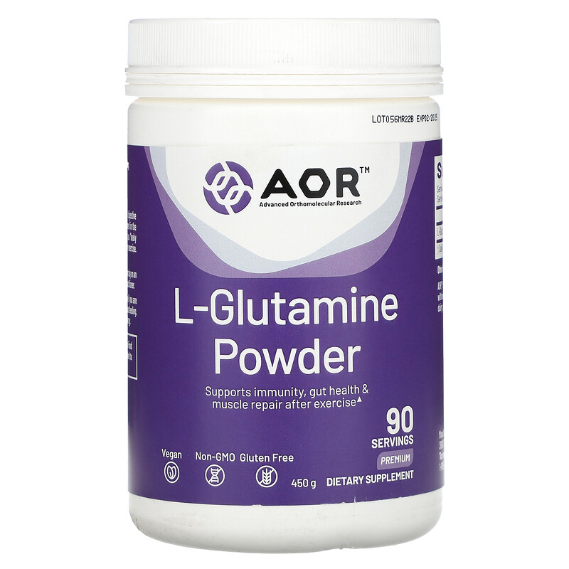 Advanced Orthomolecular Research AOR, L-глютамин в порошке, премиальный, 5000 мг, 450 г
Advanced Orthomolecular Research AOR, L-глютамин в порошке, премиальный, 5000 мг, 450 г