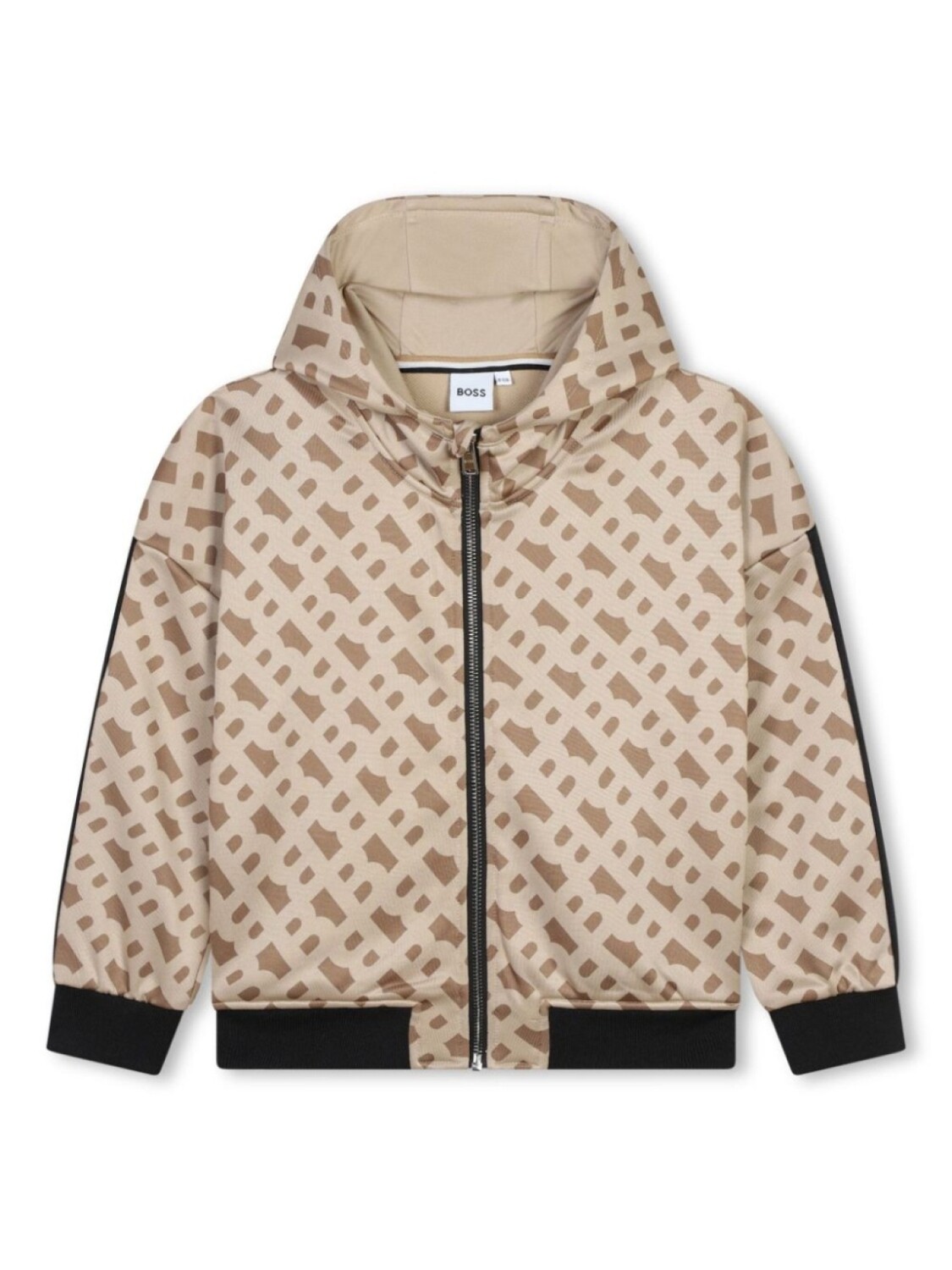 BOSS Kidswear худи на молнии с логотипом, нейтральный цвет
BOSS Kidswear худи на молнии с логотипом, нейтральный цвет