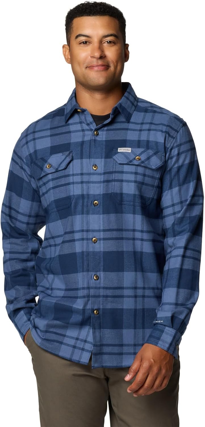Рубашка Columbia Mens Flare Gun Stretch Flannel, Collegiate Navy River Crossing Plaid
Рубашка Columbia Mens Flare Gun Stretch Flannel, Collegiate Navy River Crossing Plaid
