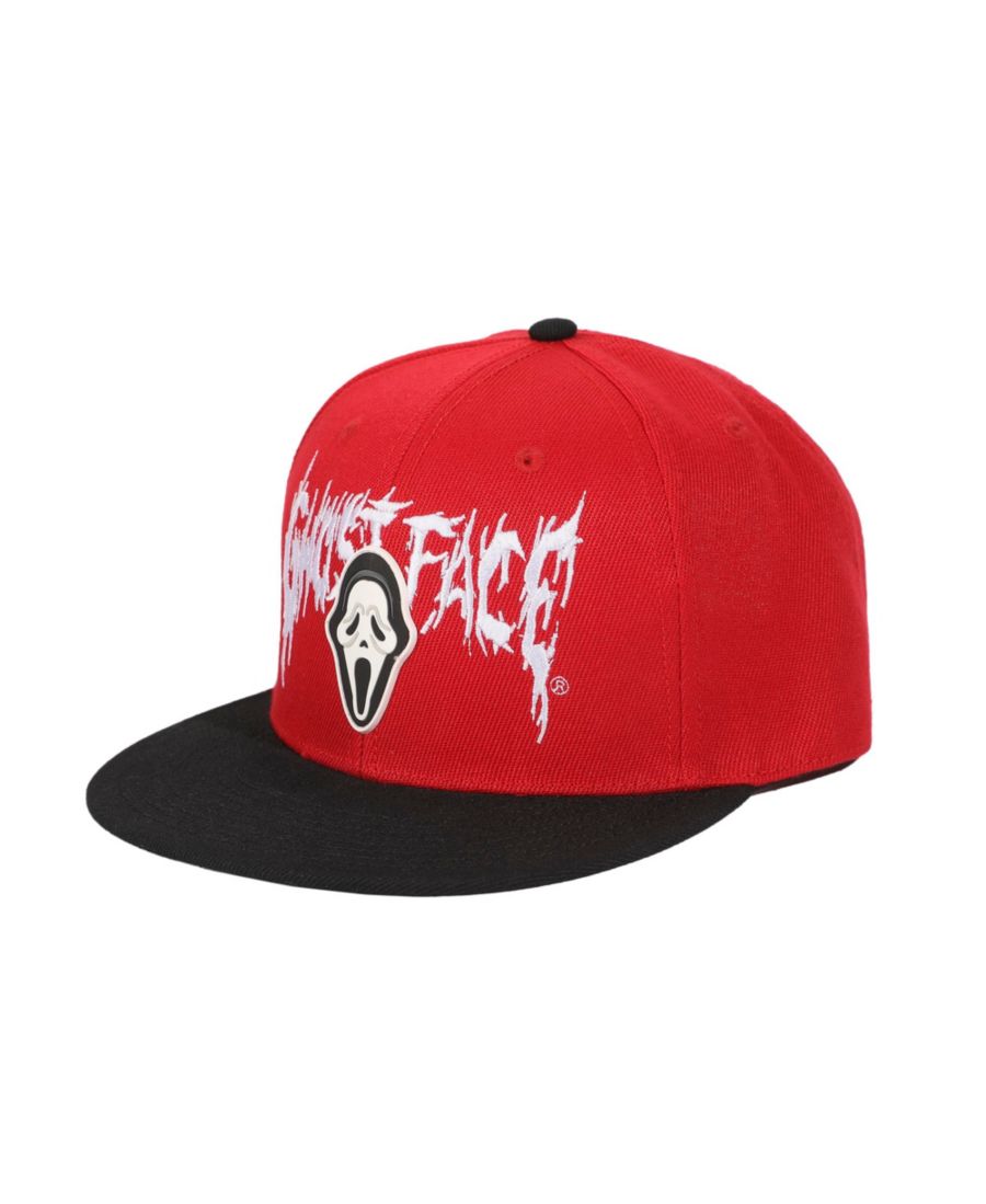 Мужская резиновая кепка с плоским козырьком и значком-маской, красная Ghostface, Red
Мужская резиновая кепка с плоским козырьком и значком-маской, красная Ghostface, Red
