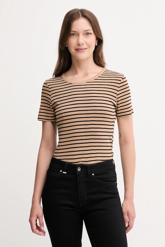 Хлопковая футболка United Colors of Benetton, коричневый
Хлопковая футболка United Colors of Benetton, коричневый