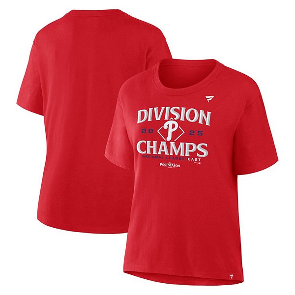 Женская красная футболка Philadelphia Phillies 2025 NL East Division Champions Plus Size Fanatics
Женская красная футболка Philadelphia Phillies 2025 NL East Division Champions Plus Size Fanatics