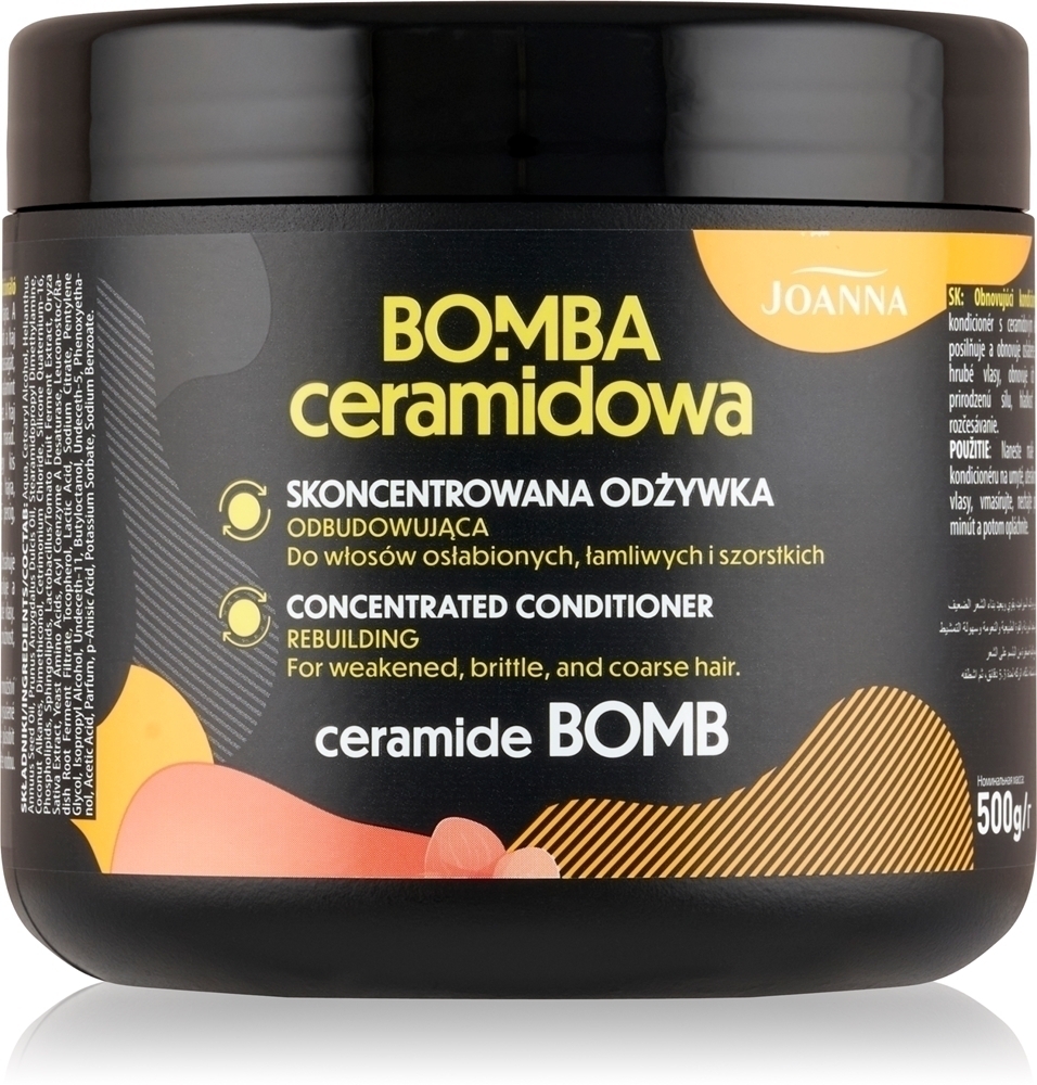 Концентрированный кондиционер-кондиционер Ceramide Bomb с керамидами Joanna, 500 мл
Концентрированный кондиционер-кондиционер Ceramide Bomb с керамидами Joanna, 500 мл