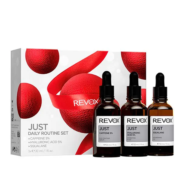 Кофеин+Гиалуроновая кислота+Сквалан Set Rutina Diaria Revox, 30 ml
Кофеин+Гиалуроновая кислота+Сквалан Set Rutina Diaria Revox, 30 ml