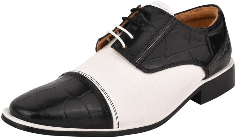 Мужские оксфорды LIBERTYZENO с животным принтом из натуральной кожи на шнуровке для Рождества, белый/черный
Мужские оксфорды LIBERTYZENO с животным принтом из натуральной кожи на шнуровке для Рождества, белый/черный