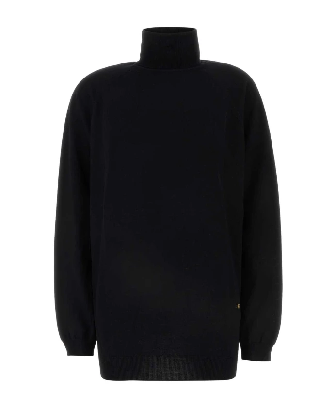 Черный шерстяной свитер Moschino, черный
Черный шерстяной свитер Moschino, черный