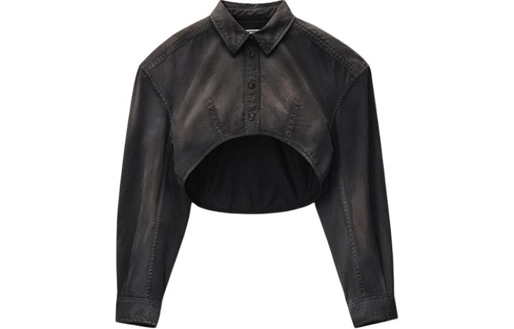 Рубашка Button Up Cropped Jacket Alexander Wang, черный
Рубашка Button Up Cropped Jacket Alexander Wang, черный