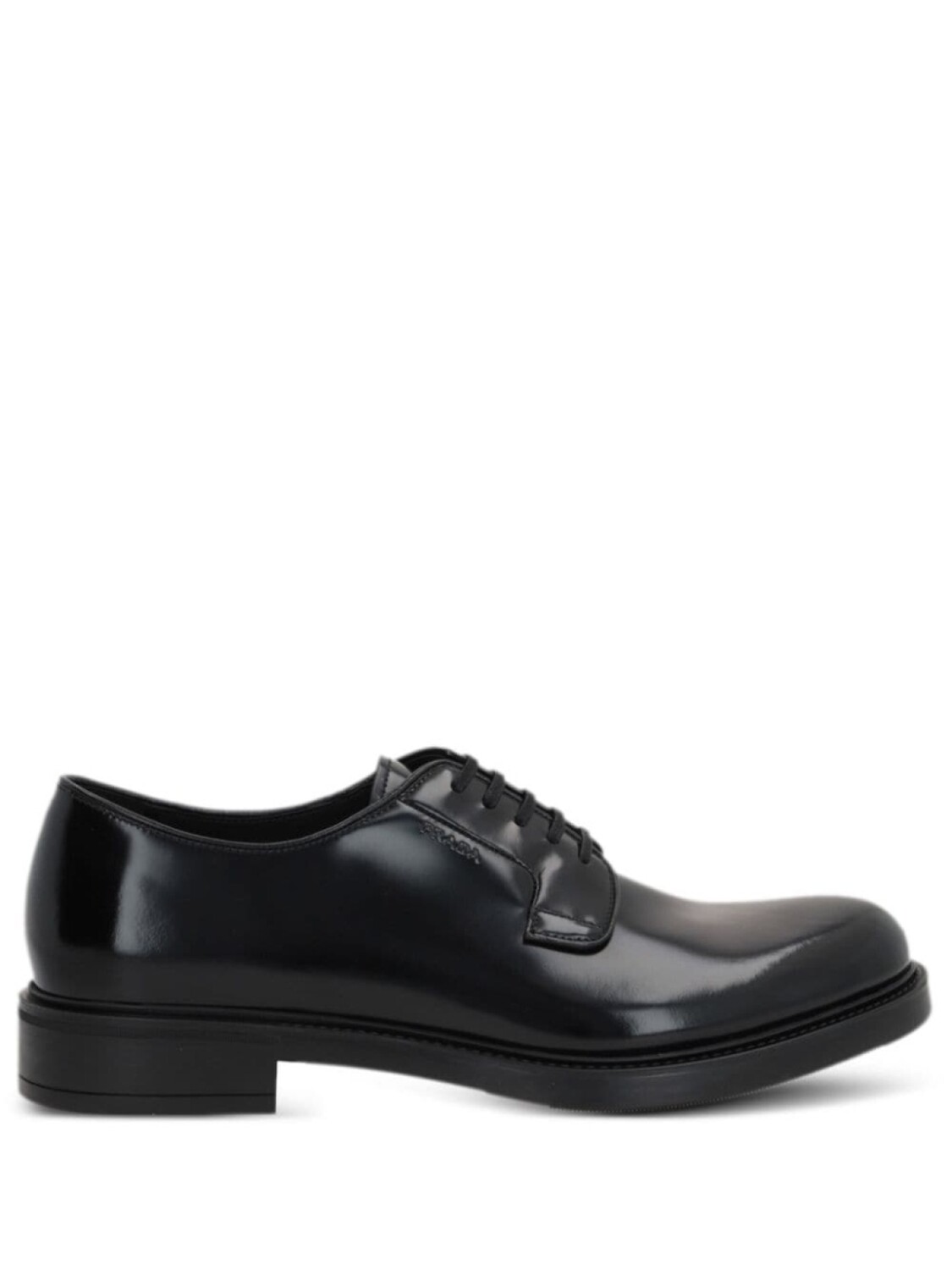Туфли дерби из полированной кожи Prada, черный
Туфли дерби из полированной кожи Prada, черный