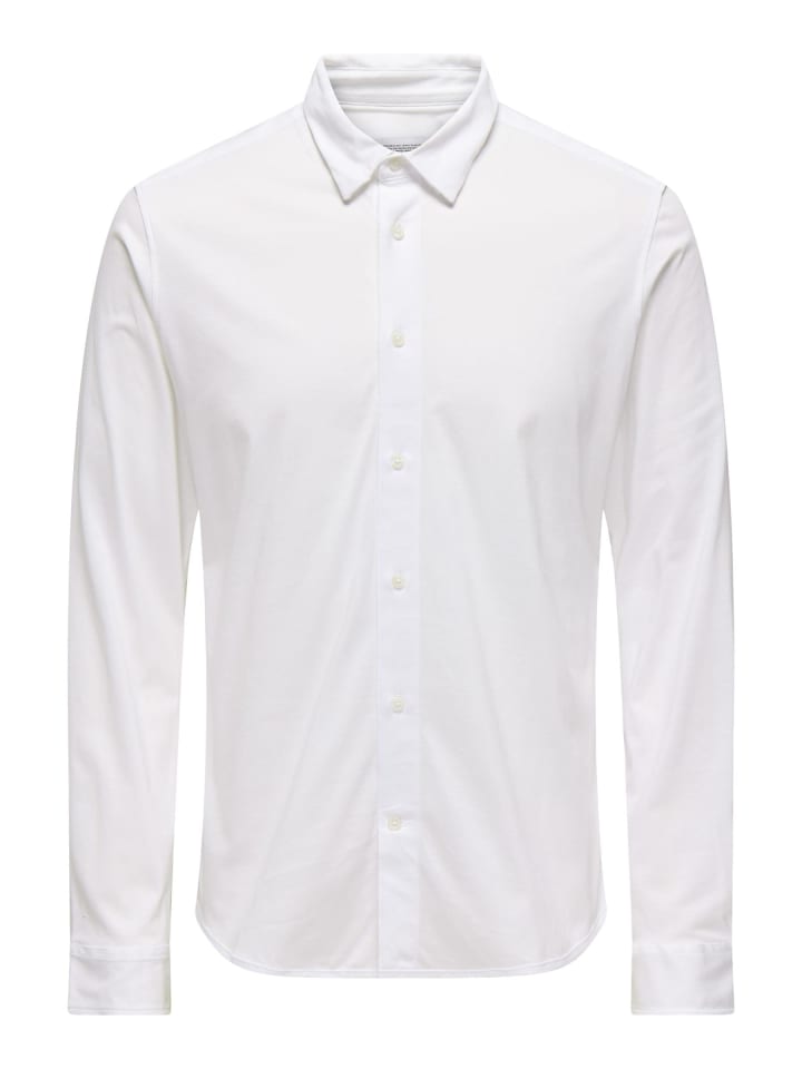 Рубашка ONLY & SONS, ярко-белый
Рубашка ONLY & SONS, ярко-белый